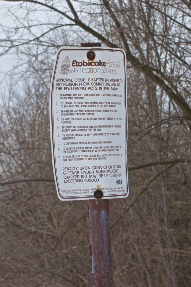 Toronto amalgamated in 1998 but this sign has stood the test of time.