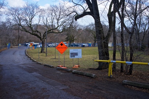 Raymore Park entrance.