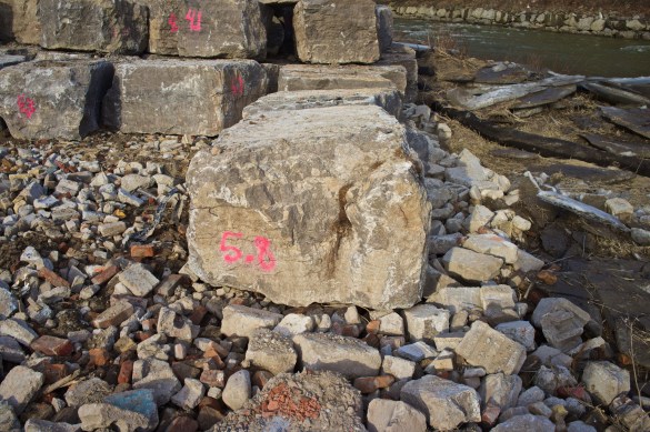 Each block is labelled with its weight.